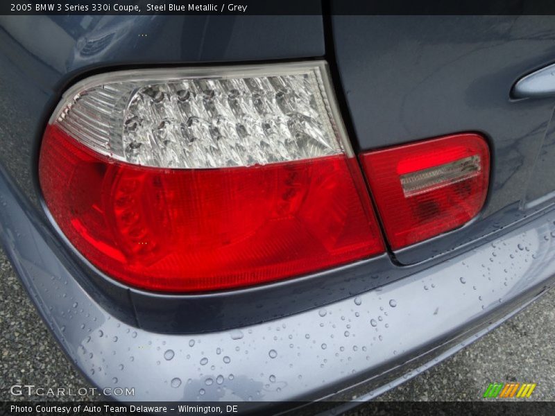 Steel Blue Metallic / Grey 2005 BMW 3 Series 330i Coupe