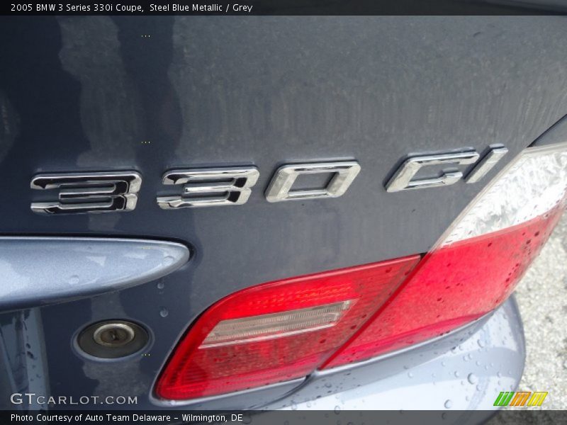 Steel Blue Metallic / Grey 2005 BMW 3 Series 330i Coupe