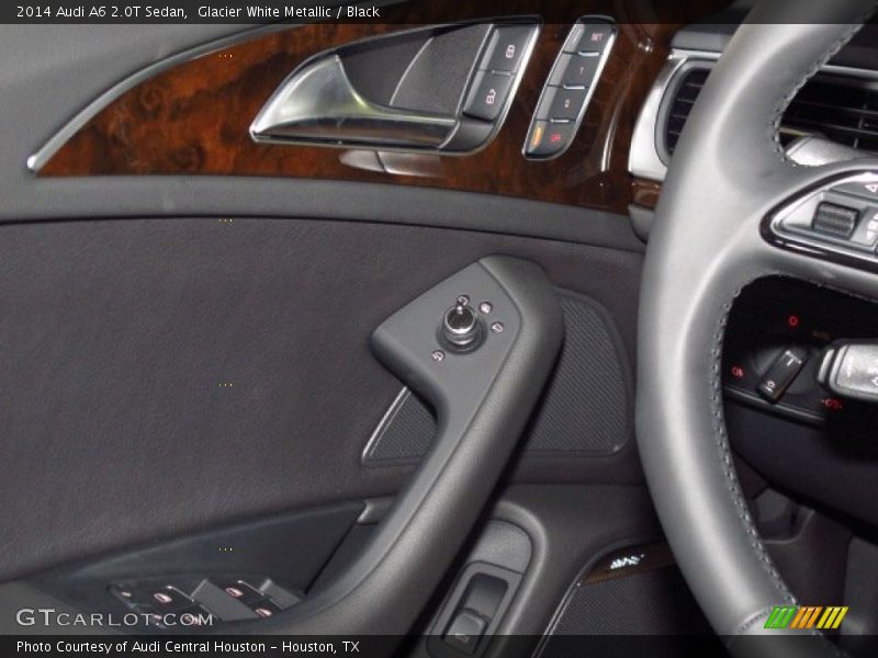 Glacier White Metallic / Black 2014 Audi A6 2.0T Sedan