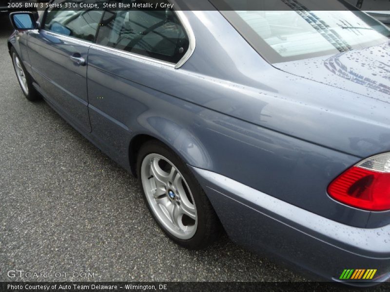 Steel Blue Metallic / Grey 2005 BMW 3 Series 330i Coupe
