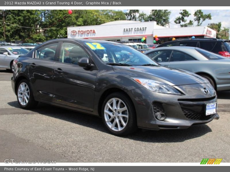 Graphite Mica / Black 2012 Mazda MAZDA3 s Grand Touring 4 Door