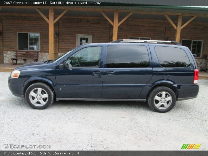 Dark Blue Metallic / Medium Gray 2007 Chevrolet Uplander LT