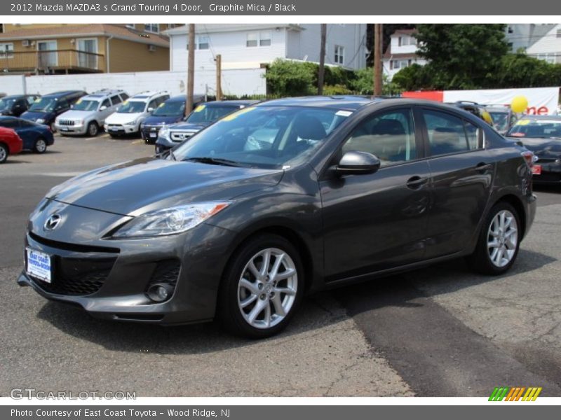 Graphite Mica / Black 2012 Mazda MAZDA3 s Grand Touring 4 Door