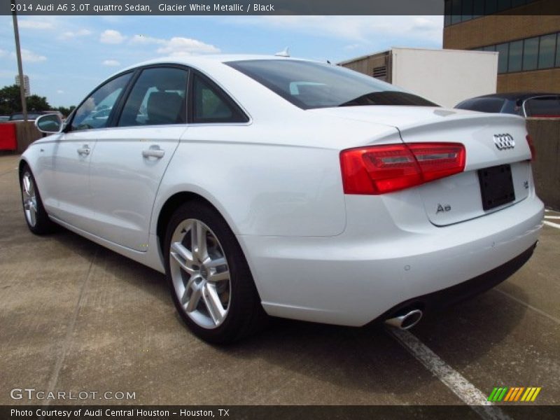 Glacier White Metallic / Black 2014 Audi A6 3.0T quattro Sedan