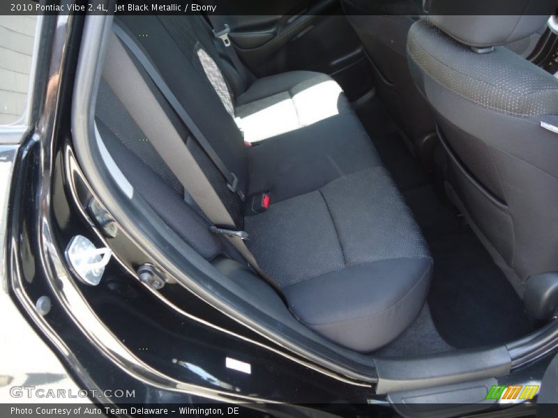 Jet Black Metallic / Ebony 2010 Pontiac Vibe 2.4L