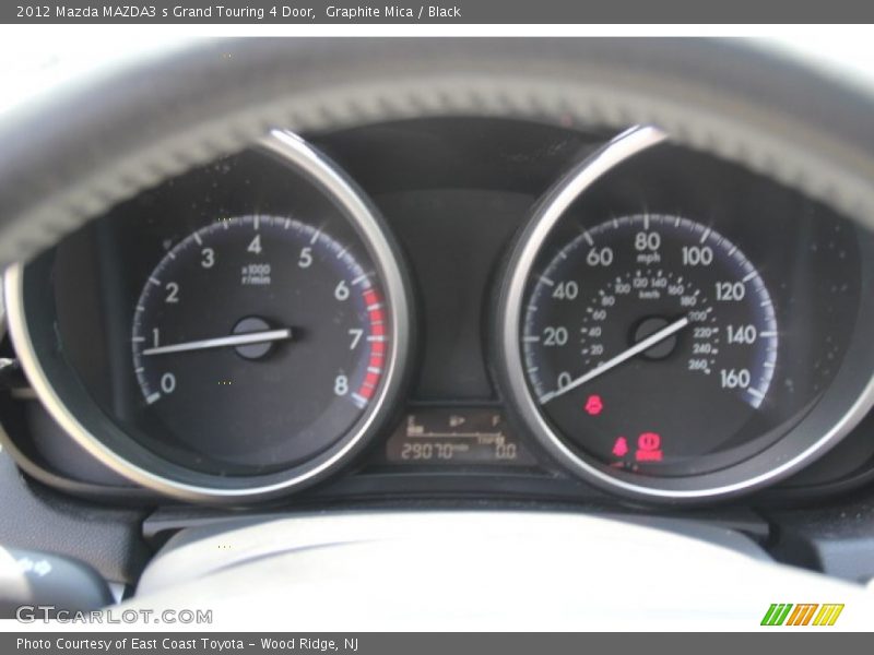 Graphite Mica / Black 2012 Mazda MAZDA3 s Grand Touring 4 Door