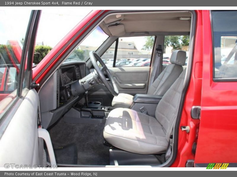 Flame Red / Gray 1994 Jeep Cherokee Sport 4x4