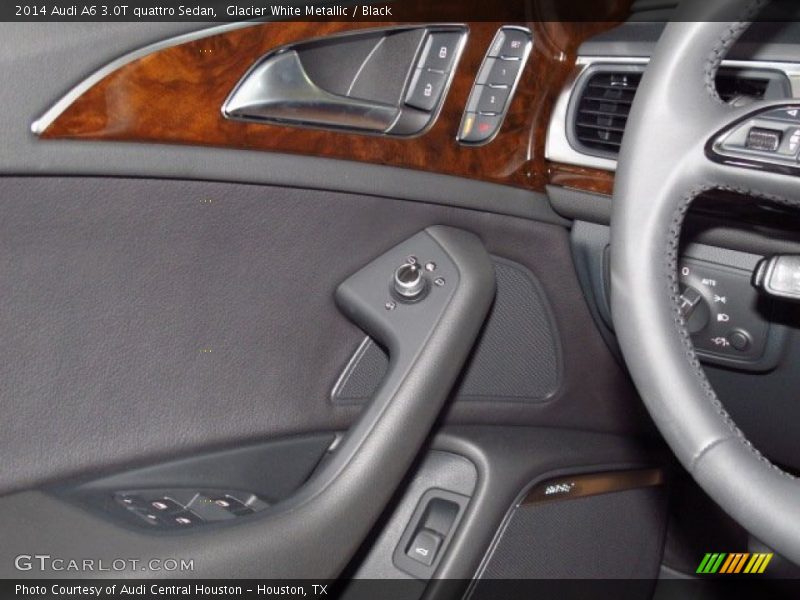 Glacier White Metallic / Black 2014 Audi A6 3.0T quattro Sedan