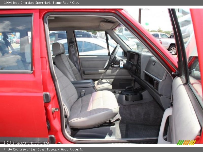 Flame Red / Gray 1994 Jeep Cherokee Sport 4x4