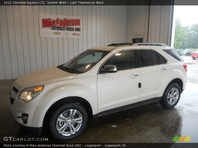 Summit White / Light Titanium/Jet Black 2013 Chevrolet Equinox LTZ