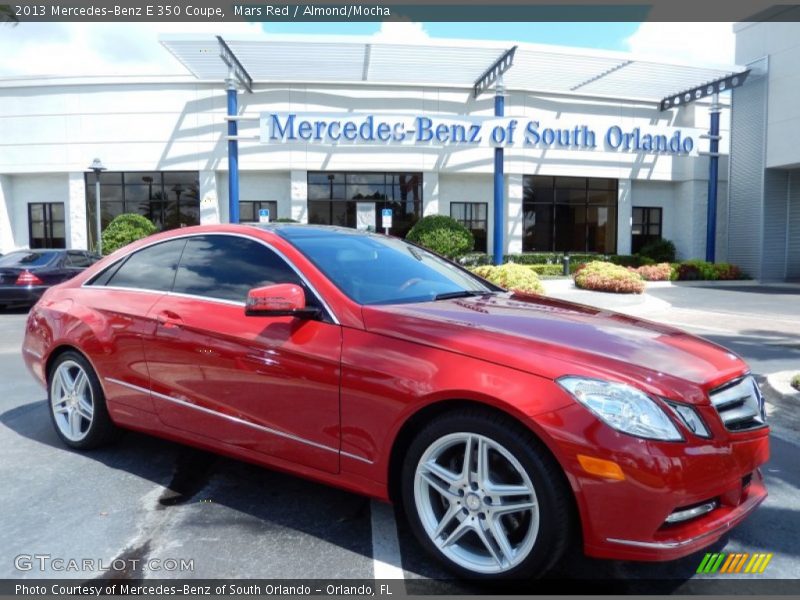 Mars Red / Almond/Mocha 2013 Mercedes-Benz E 350 Coupe