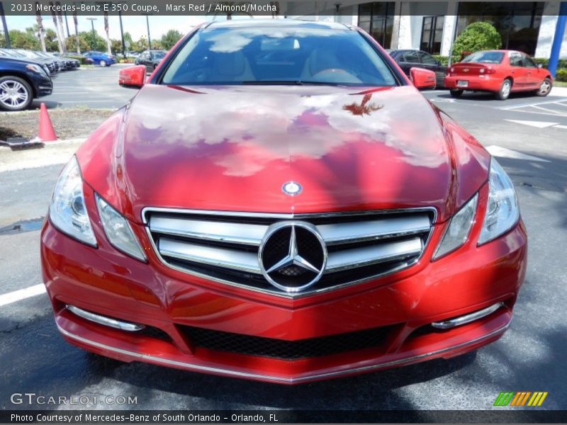 Mars Red / Almond/Mocha 2013 Mercedes-Benz E 350 Coupe