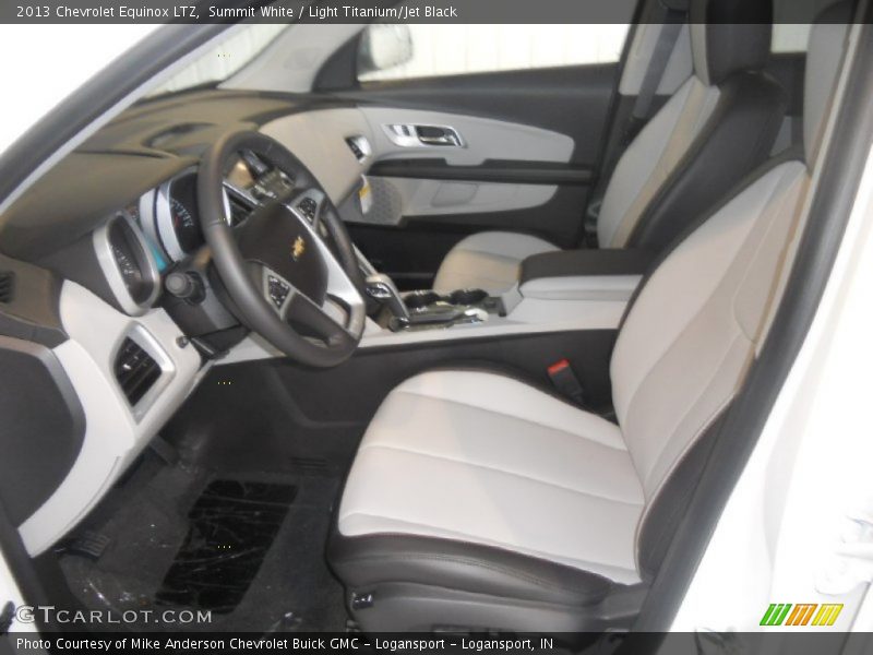 Summit White / Light Titanium/Jet Black 2013 Chevrolet Equinox LTZ