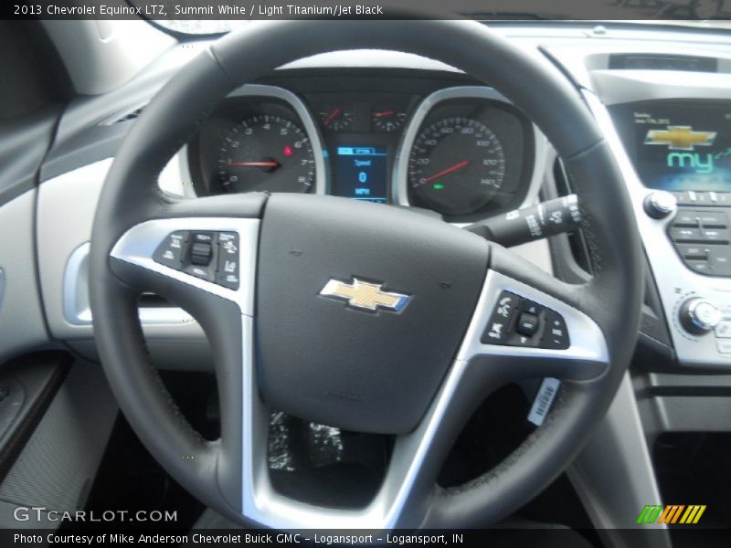 Summit White / Light Titanium/Jet Black 2013 Chevrolet Equinox LTZ