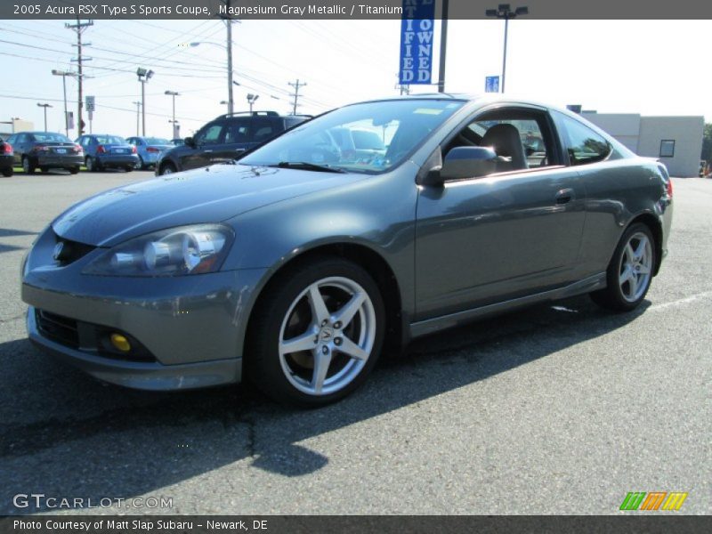 Magnesium Gray Metallic / Titanium 2005 Acura RSX Type S Sports Coupe