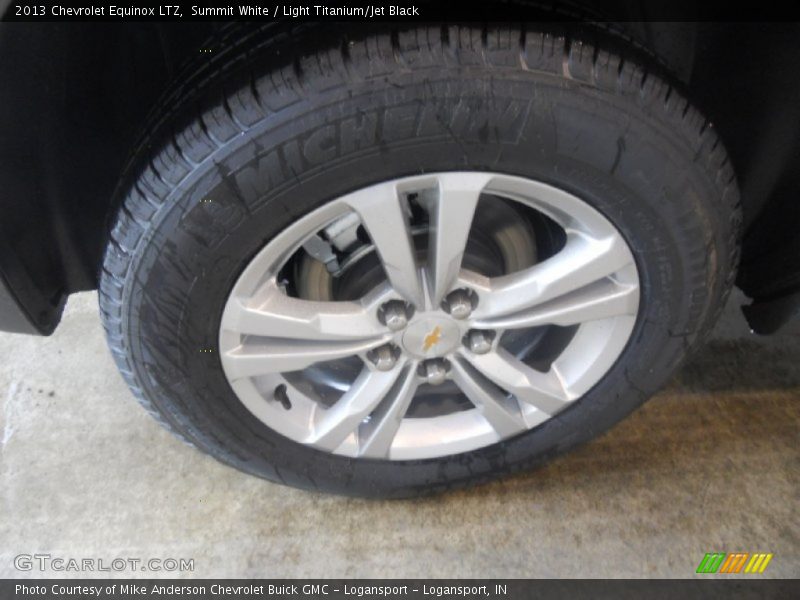 Summit White / Light Titanium/Jet Black 2013 Chevrolet Equinox LTZ