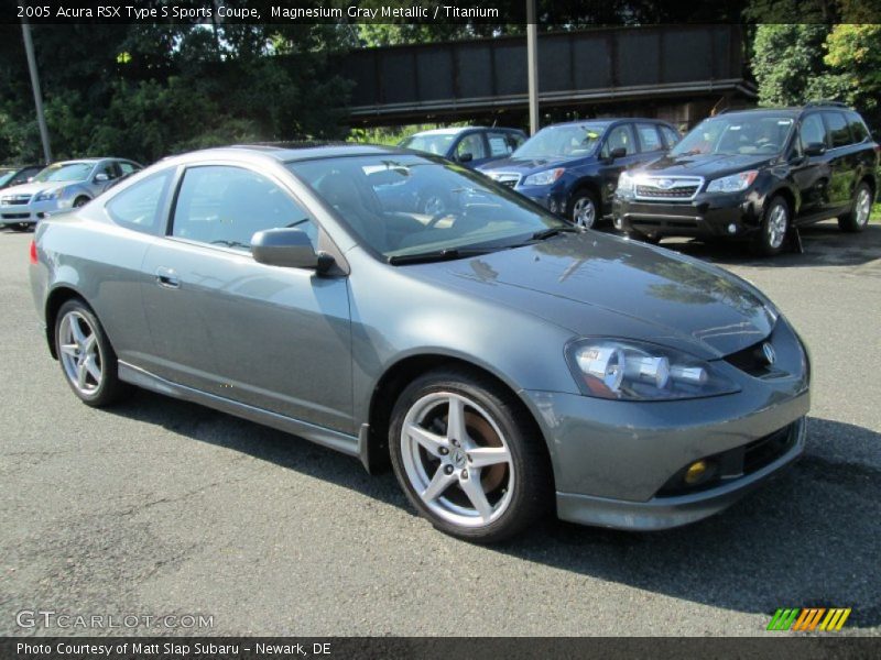 Magnesium Gray Metallic / Titanium 2005 Acura RSX Type S Sports Coupe