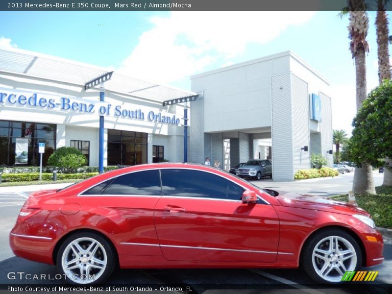 Mars Red / Almond/Mocha 2013 Mercedes-Benz E 350 Coupe