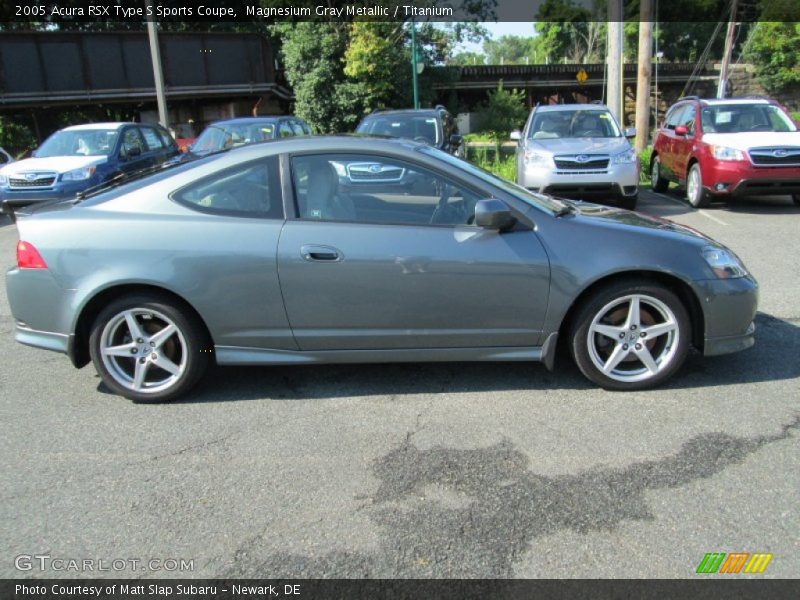 Magnesium Gray Metallic / Titanium 2005 Acura RSX Type S Sports Coupe