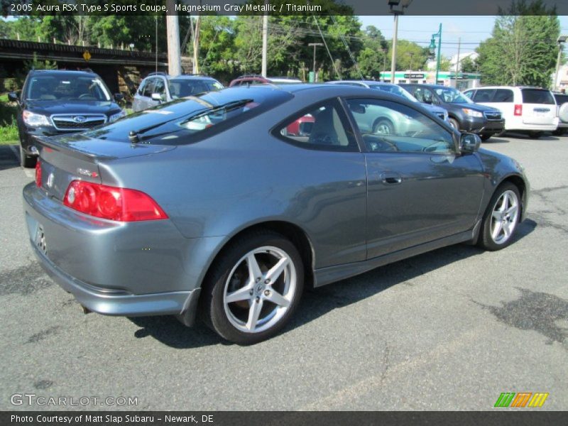 Magnesium Gray Metallic / Titanium 2005 Acura RSX Type S Sports Coupe