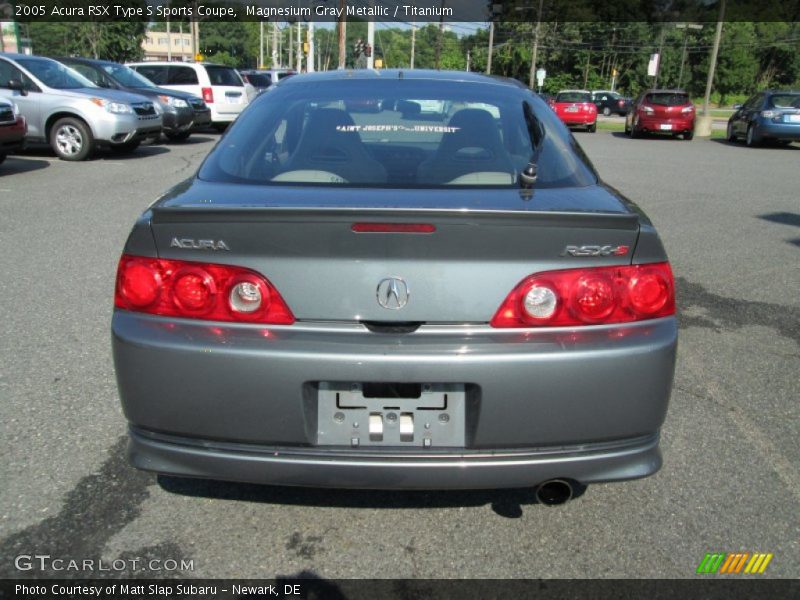 Magnesium Gray Metallic / Titanium 2005 Acura RSX Type S Sports Coupe