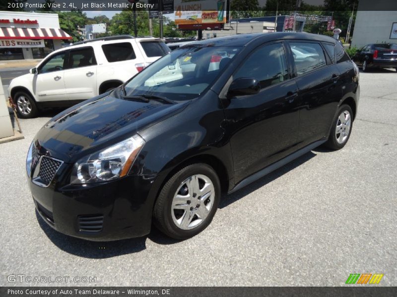 Jet Black Metallic / Ebony 2010 Pontiac Vibe 2.4L