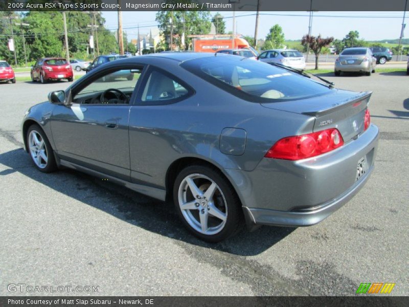 Magnesium Gray Metallic / Titanium 2005 Acura RSX Type S Sports Coupe