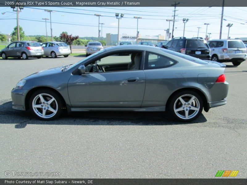 Magnesium Gray Metallic / Titanium 2005 Acura RSX Type S Sports Coupe