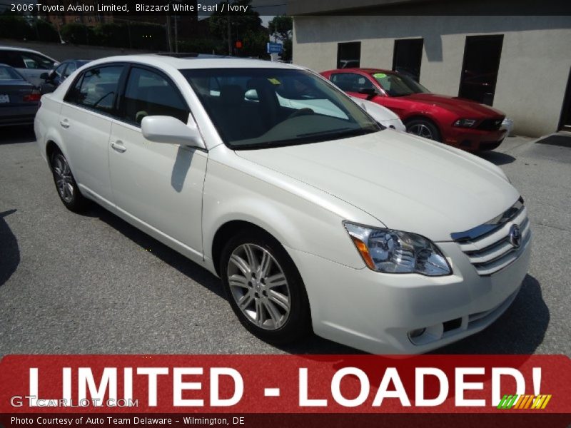Blizzard White Pearl / Ivory 2006 Toyota Avalon Limited