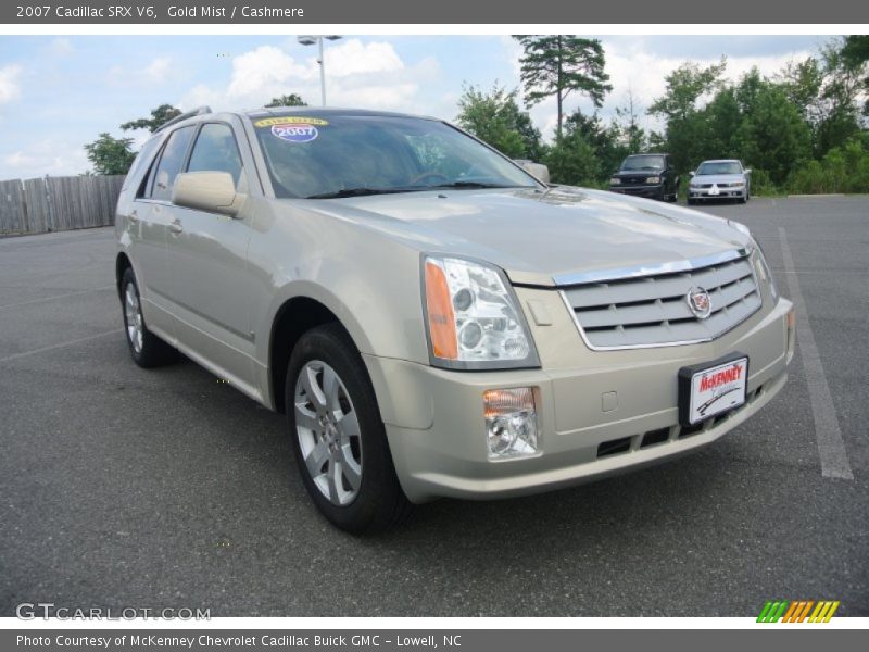 Gold Mist / Cashmere 2007 Cadillac SRX V6