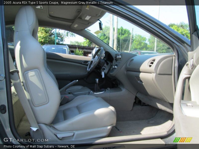 Magnesium Gray Metallic / Titanium 2005 Acura RSX Type S Sports Coupe