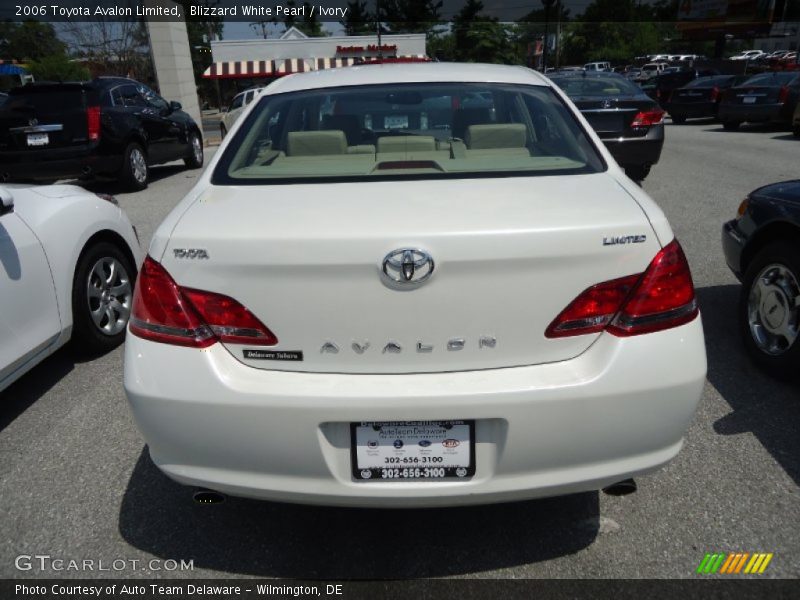 Blizzard White Pearl / Ivory 2006 Toyota Avalon Limited