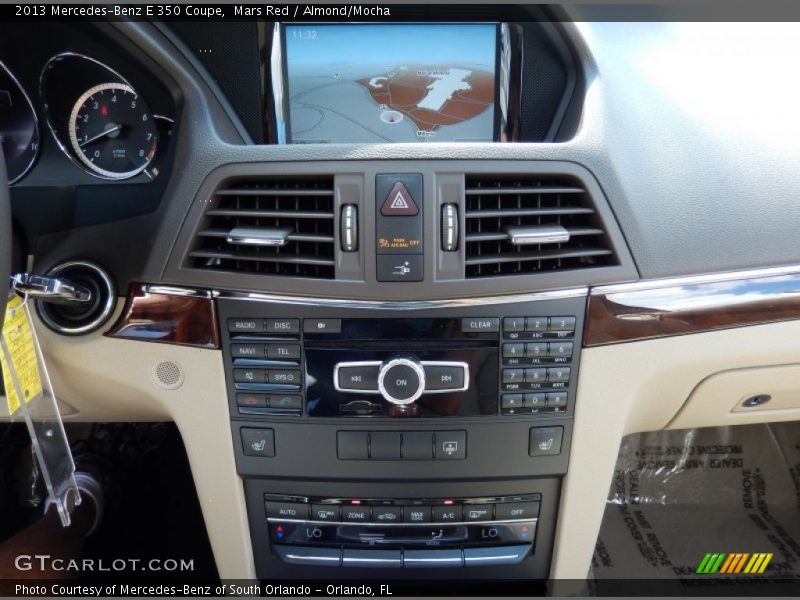 Controls of 2013 E 350 Coupe