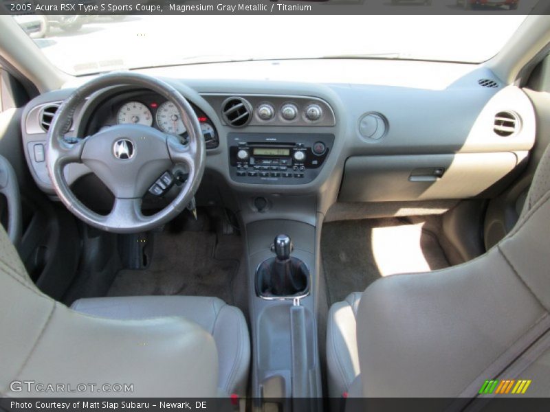 Magnesium Gray Metallic / Titanium 2005 Acura RSX Type S Sports Coupe