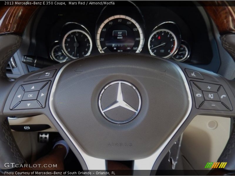 Mars Red / Almond/Mocha 2013 Mercedes-Benz E 350 Coupe
