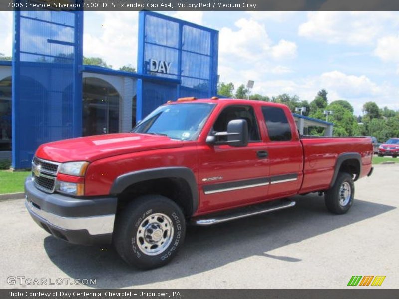 Victory Red / Medium Gray 2006 Chevrolet Silverado 2500HD LS Extended Cab 4x4