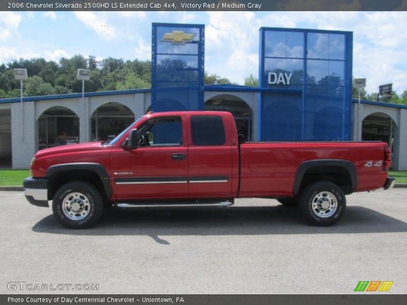 Victory Red / Medium Gray 2006 Chevrolet Silverado 2500HD LS Extended Cab 4x4