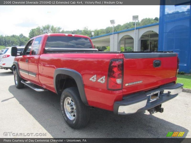 Victory Red / Medium Gray 2006 Chevrolet Silverado 2500HD LS Extended Cab 4x4