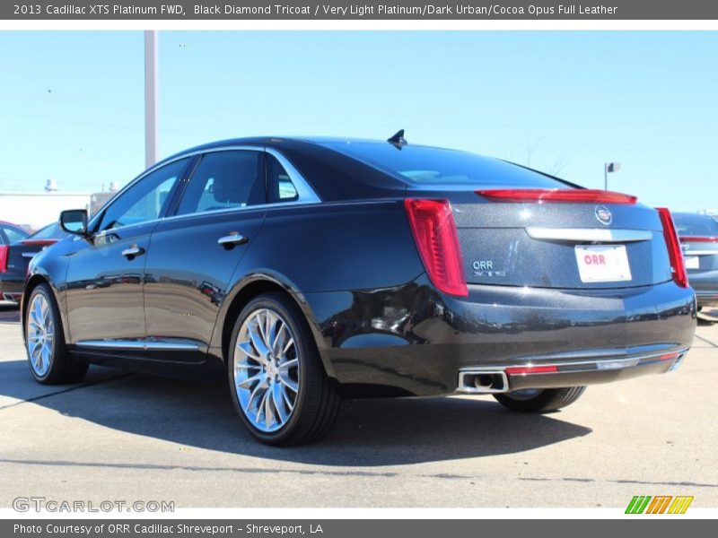 Black Diamond Tricoat / Very Light Platinum/Dark Urban/Cocoa Opus Full Leather 2013 Cadillac XTS Platinum FWD