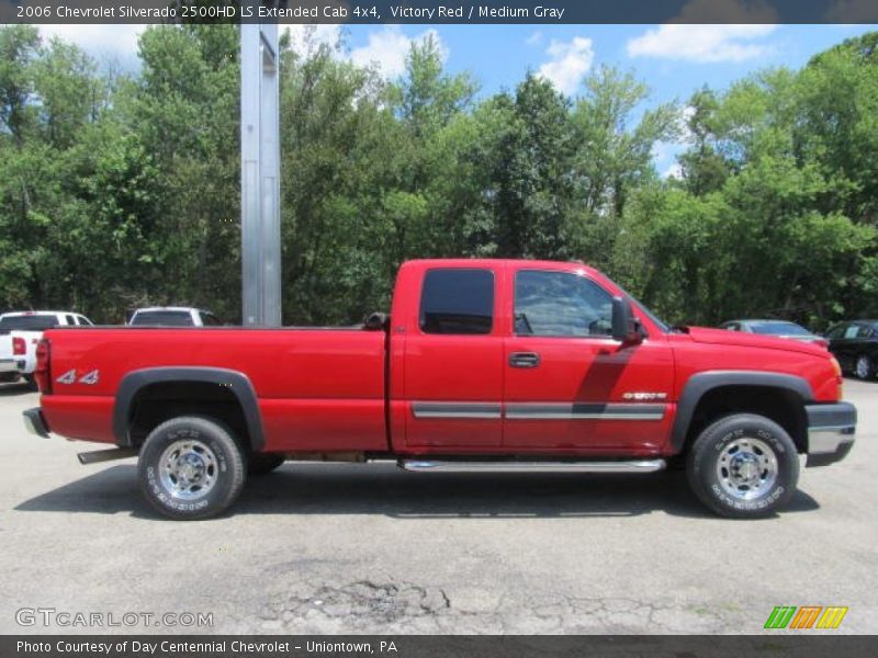 Victory Red / Medium Gray 2006 Chevrolet Silverado 2500HD LS Extended Cab 4x4