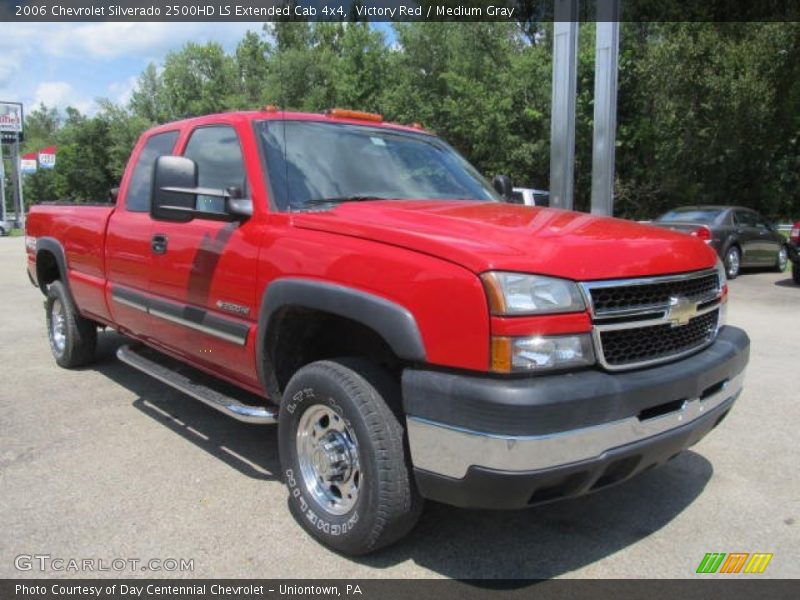 Victory Red / Medium Gray 2006 Chevrolet Silverado 2500HD LS Extended Cab 4x4