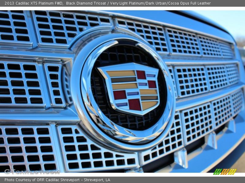 Black Diamond Tricoat / Very Light Platinum/Dark Urban/Cocoa Opus Full Leather 2013 Cadillac XTS Platinum FWD