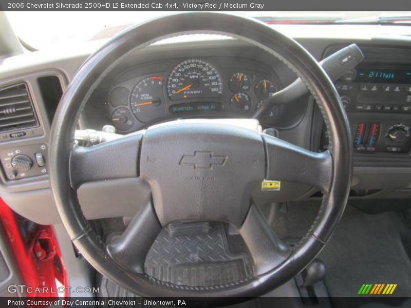 Victory Red / Medium Gray 2006 Chevrolet Silverado 2500HD LS Extended Cab 4x4