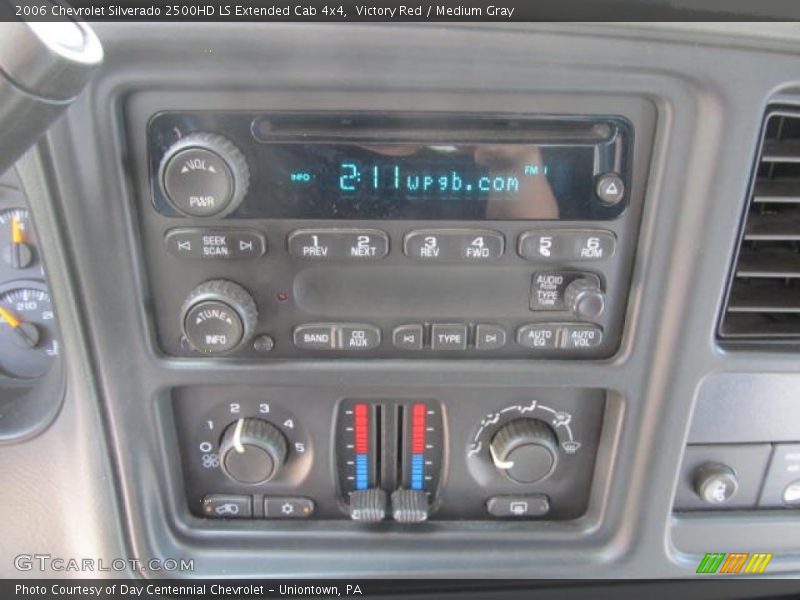 Victory Red / Medium Gray 2006 Chevrolet Silverado 2500HD LS Extended Cab 4x4
