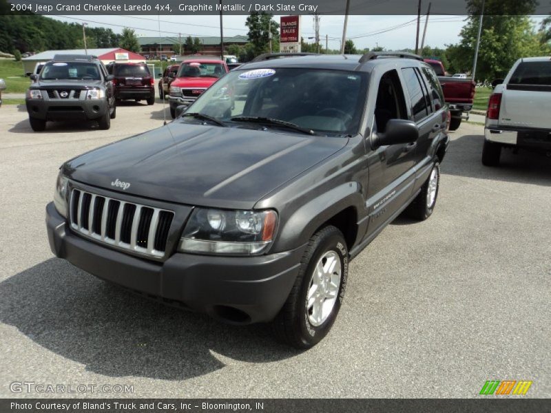 Graphite Metallic / Dark Slate Gray 2004 Jeep Grand Cherokee Laredo 4x4