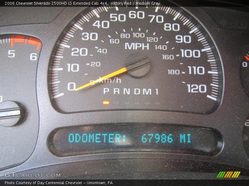 Victory Red / Medium Gray 2006 Chevrolet Silverado 2500HD LS Extended Cab 4x4