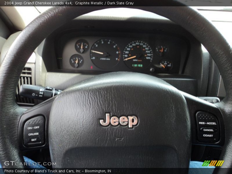 Graphite Metallic / Dark Slate Gray 2004 Jeep Grand Cherokee Laredo 4x4