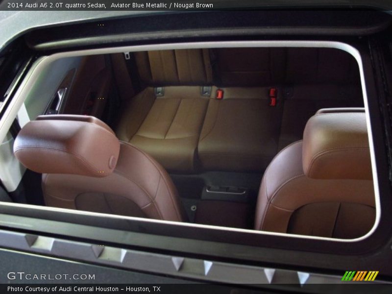 Aviator Blue Metallic / Nougat Brown 2014 Audi A6 2.0T quattro Sedan