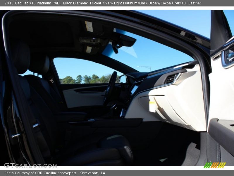 Black Diamond Tricoat / Very Light Platinum/Dark Urban/Cocoa Opus Full Leather 2013 Cadillac XTS Platinum FWD