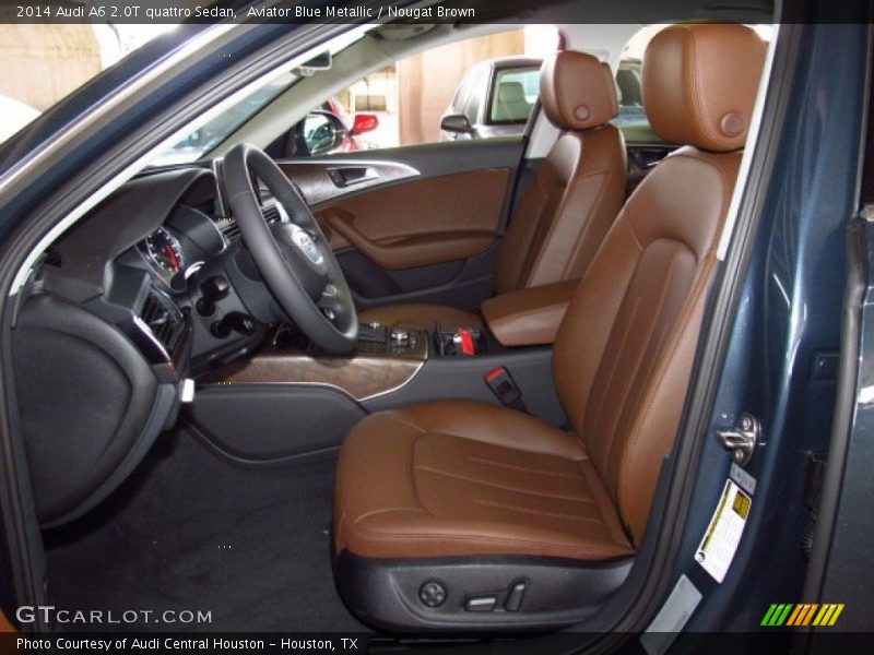  2014 A6 2.0T quattro Sedan Nougat Brown Interior